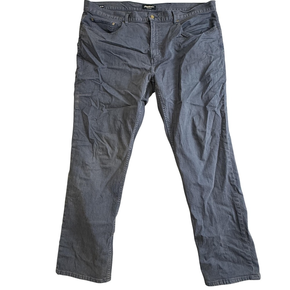 Flag & Anthem Jeans‎ Mens 42x32 Blue Medium Wash Straight Stretch Premium Denim
